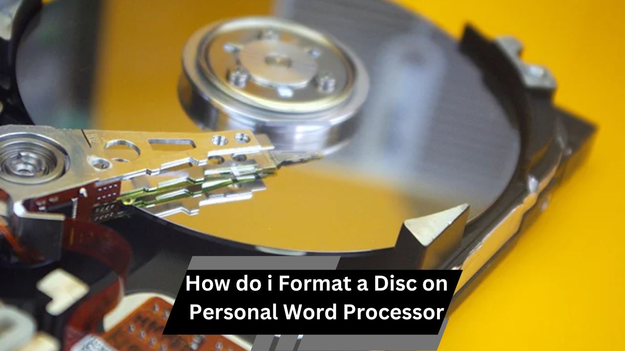 How do i Format a Disc on Personal Word Processor – Easy Step-by-Step Guide!